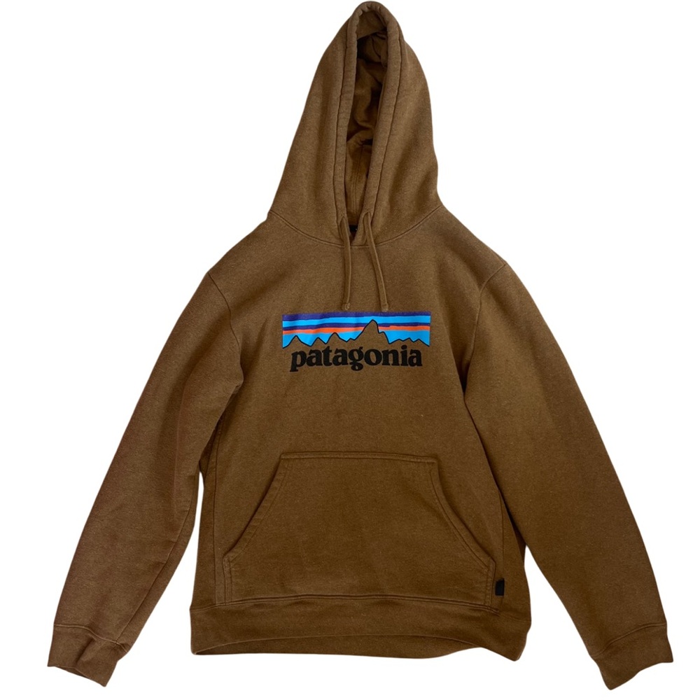 Patagonia Brown Logo Hoodie